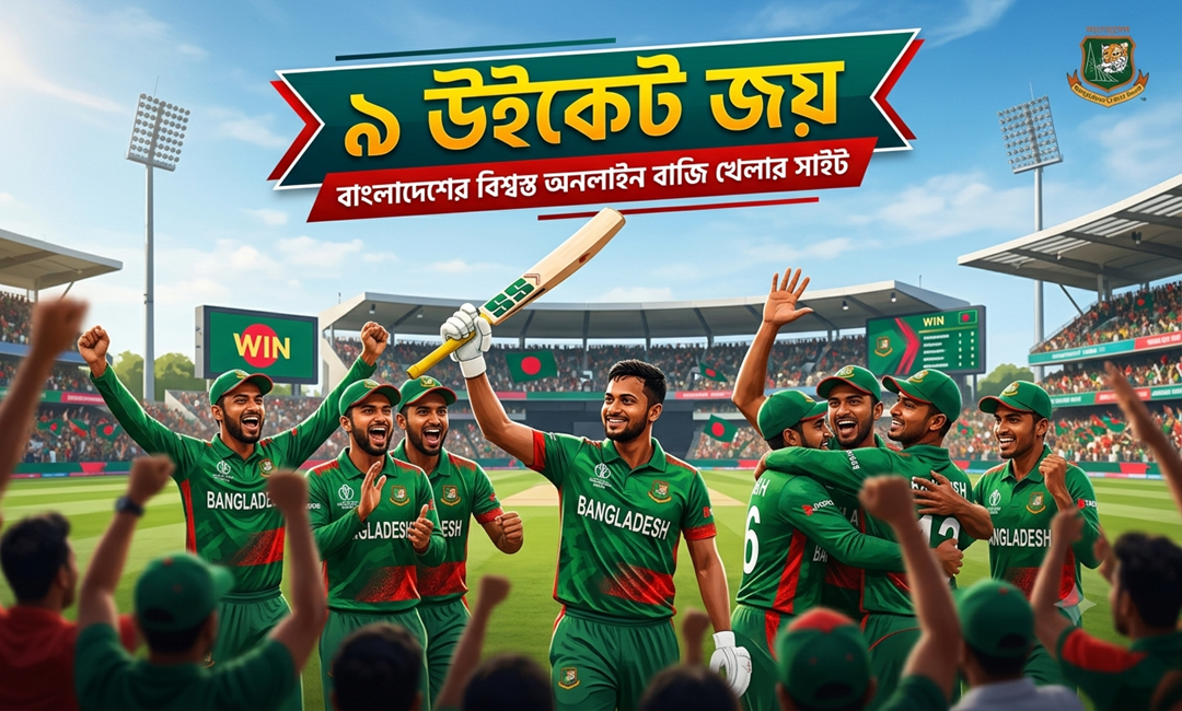 9 Wicket Win: বাংলাদেশের বিশ্বস্ত অনলাইন বাজি খেলার সাইট